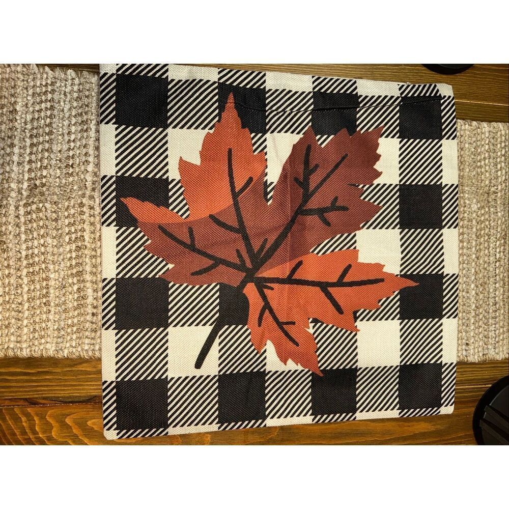 Thanksgiving Pillow cover 18 inches new maple leaf